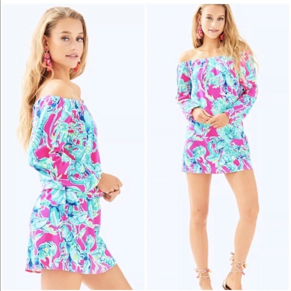 NWT Lilly Pulitzer Romper Skort Lobsters nlove XXS